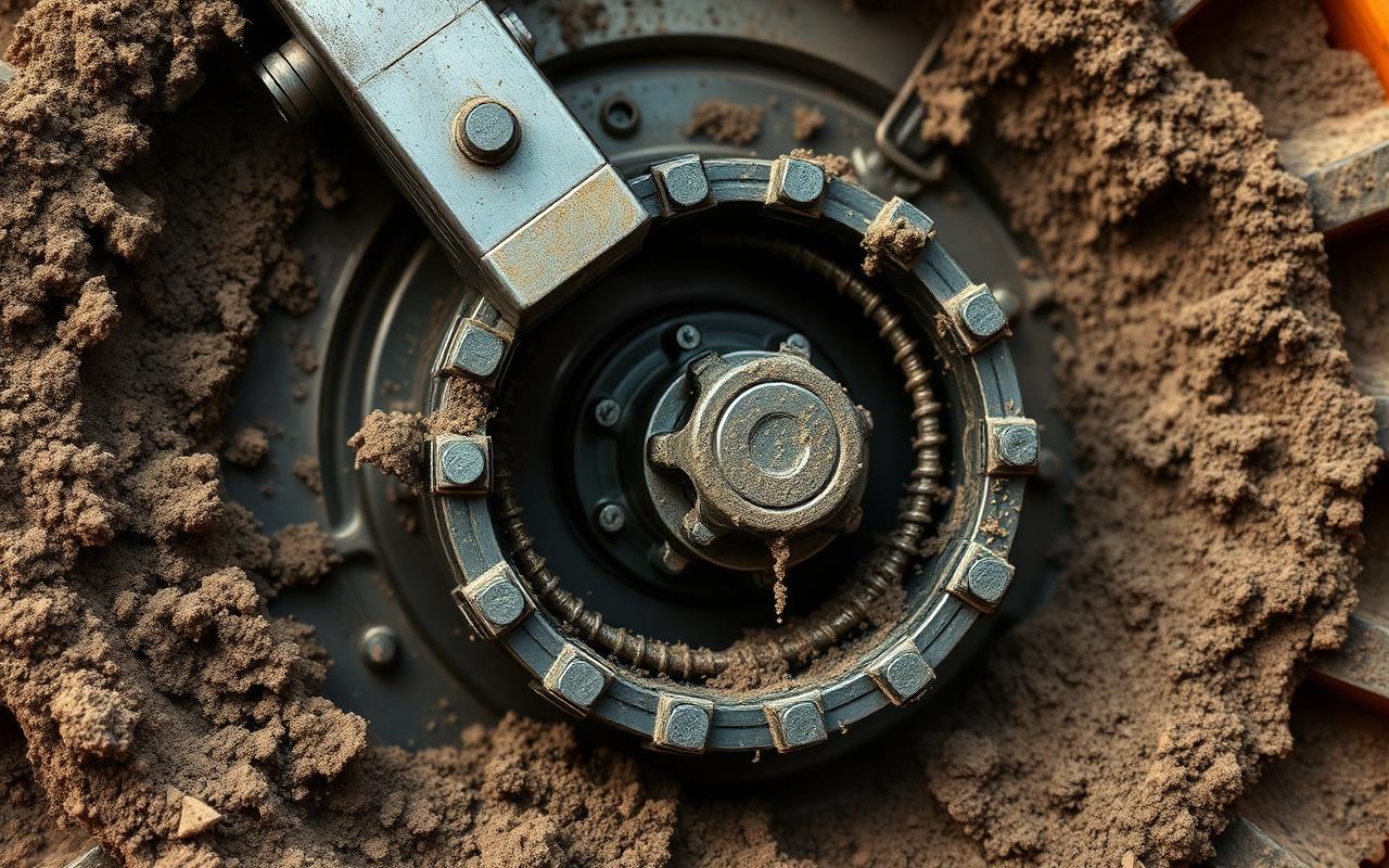 High-torque rotary drilling head